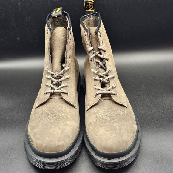 DR. MARTENS 1460 MILLED NUBUCK LEATHER LACE UP BOOTS main image 5